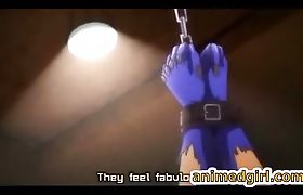 Blonde Futagirl Gets Poked Hard By Monster 